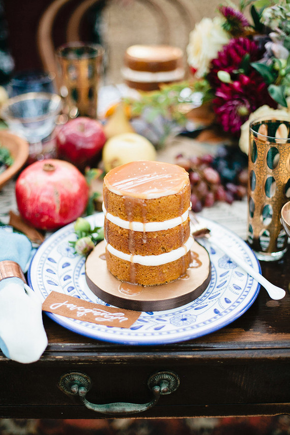 Mini pumpkin cake