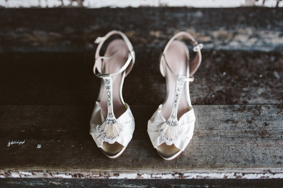 Vintage wedding shoes