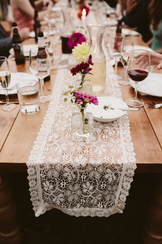 Vintage tablescape