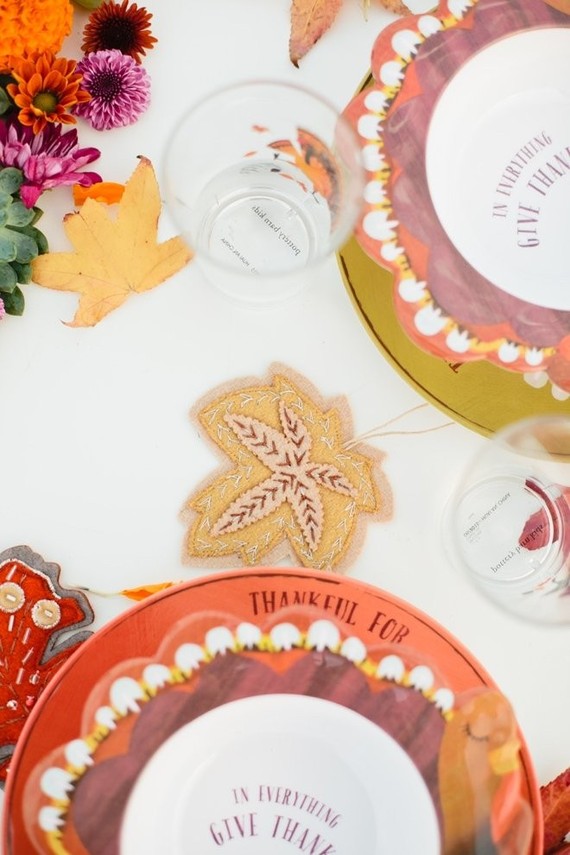 Kids thanksgiving table