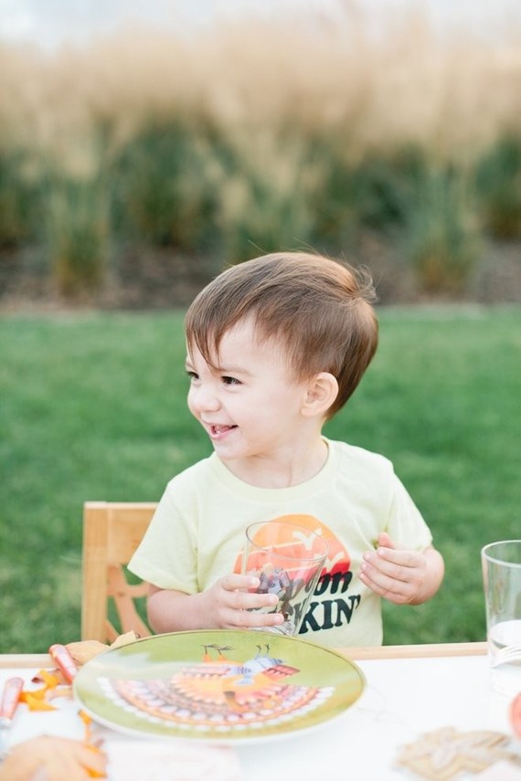 Kids thanksgiving table