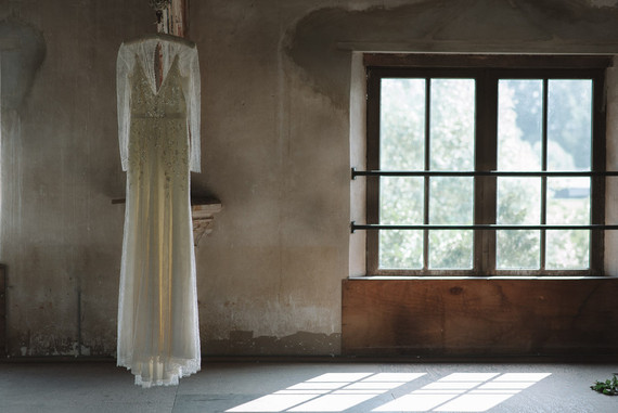 Elegant bridal gown