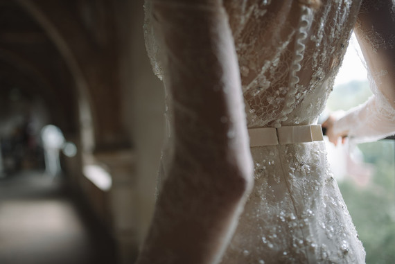 Elegant bridal gown