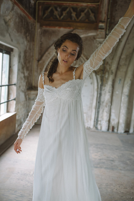 Elegant bridal gown