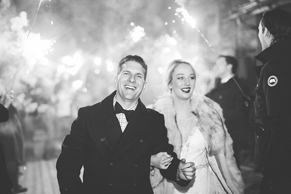 Sparkler sendoff