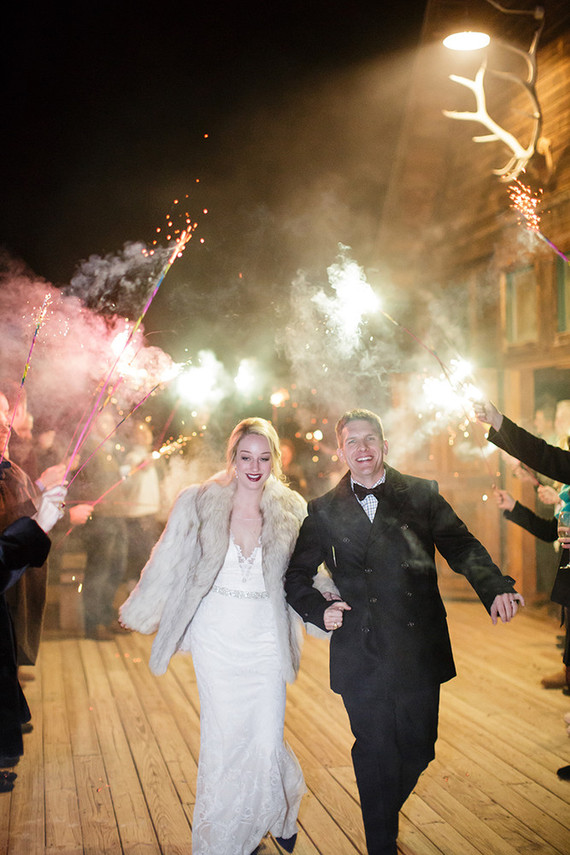 Sparkler send off