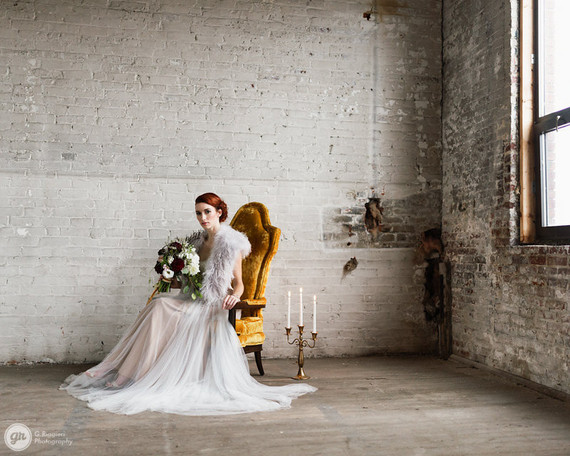 Industrial winter wedding inspiration