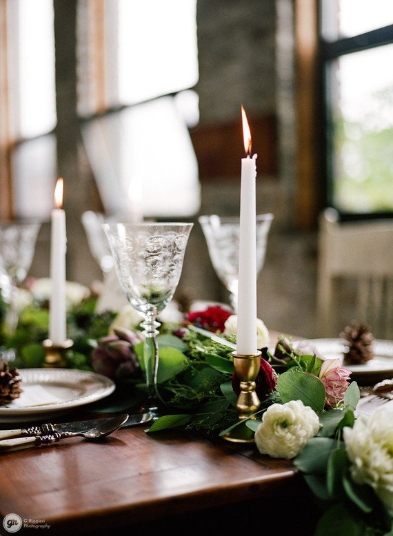 Industrial winter wedding inspiration