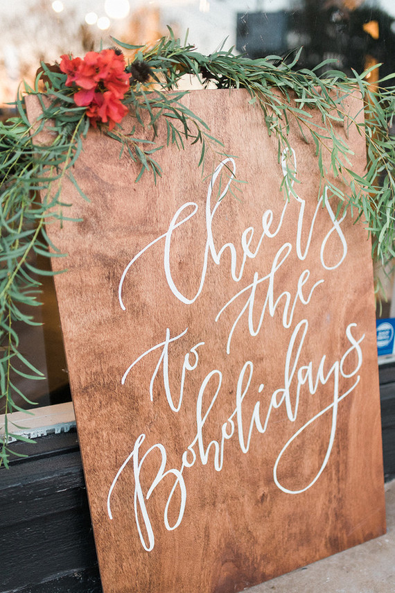 Holiday signage