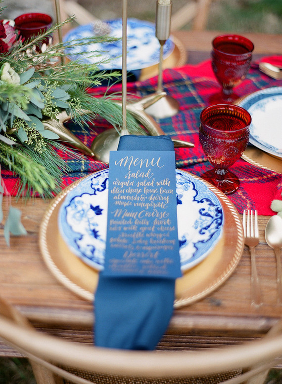 Vintage winter wedding inspiration