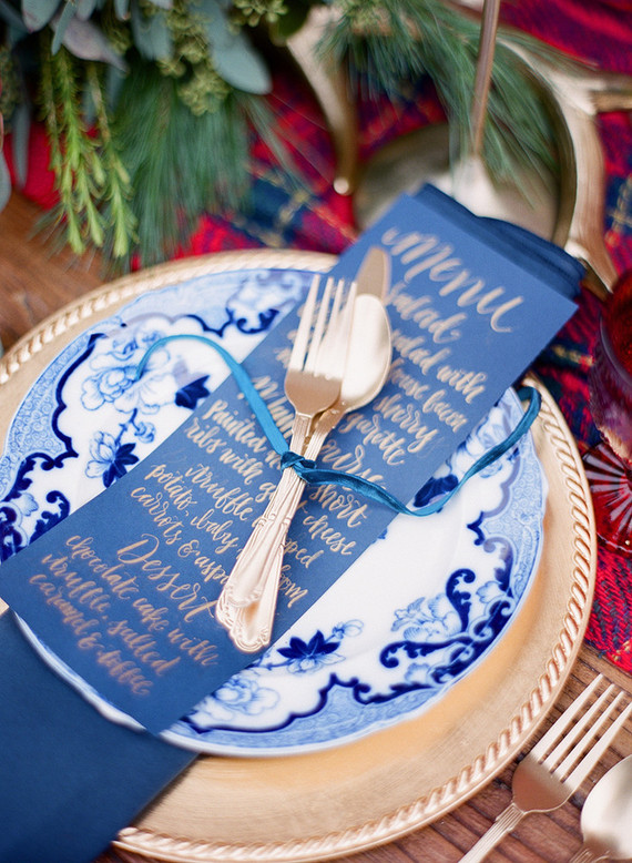 Vintage winter wedding inspiration