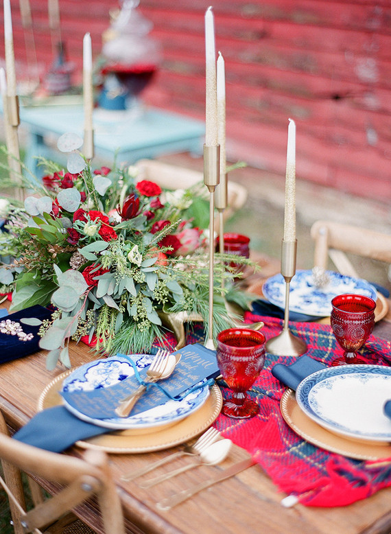 Vintage winter wedding inspiration