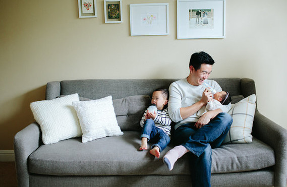 Family newborn photos