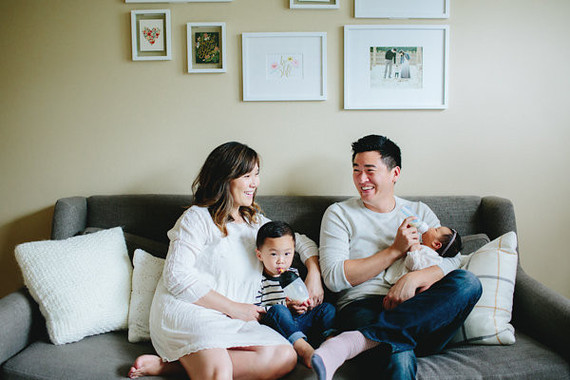 Family newborn photos