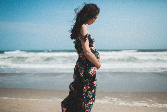 Rockaway beach maternity photos