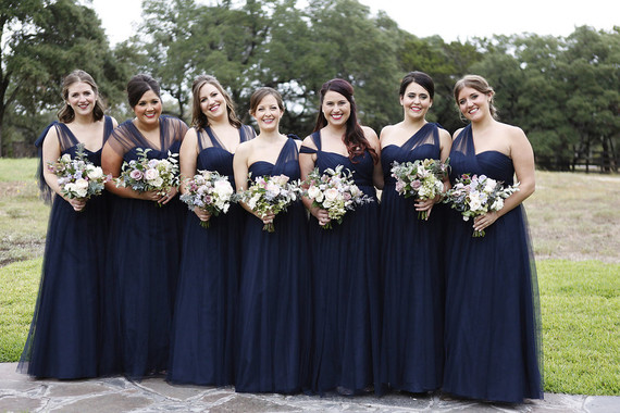 Navy bridesmaid dresses