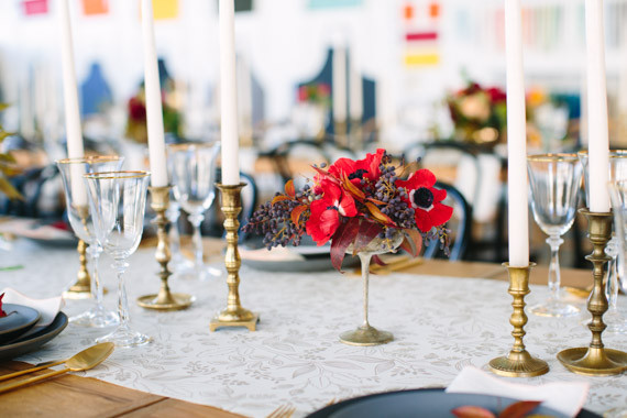 elegant dinner table