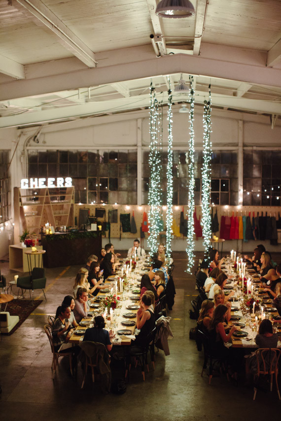 festive dinner party