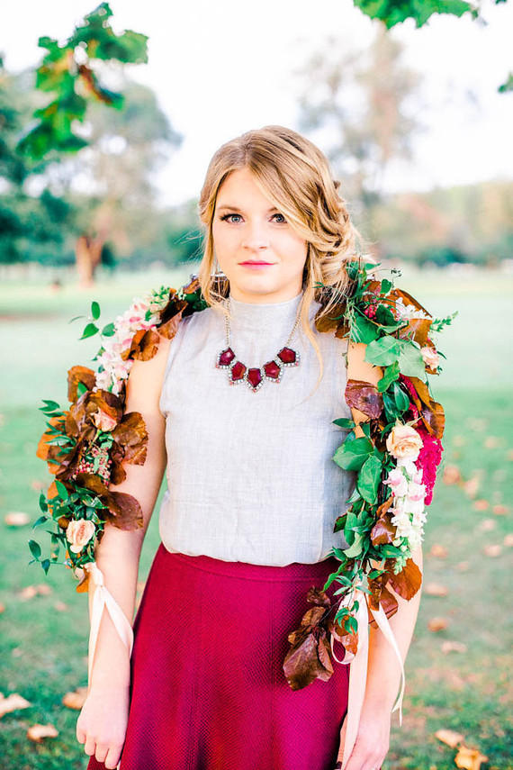 Autumn garland