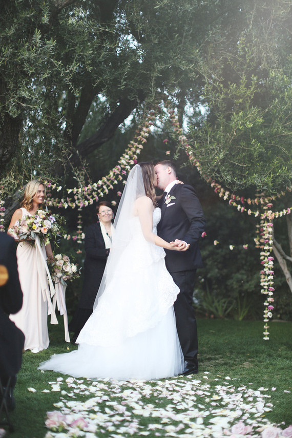 Bohemian ceremony garland