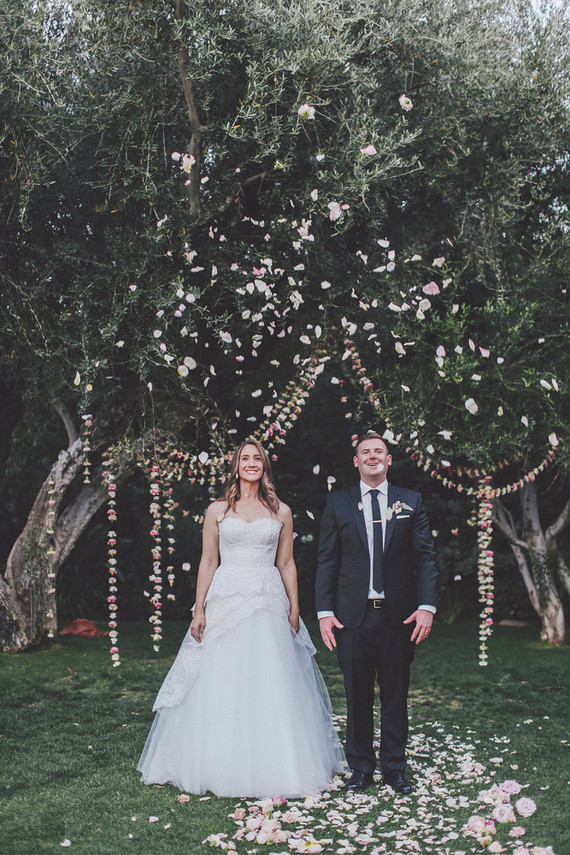 Whimsical ceremony garland Inspiration