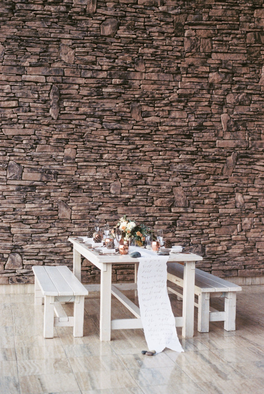 Earthy winter wedding inspiration