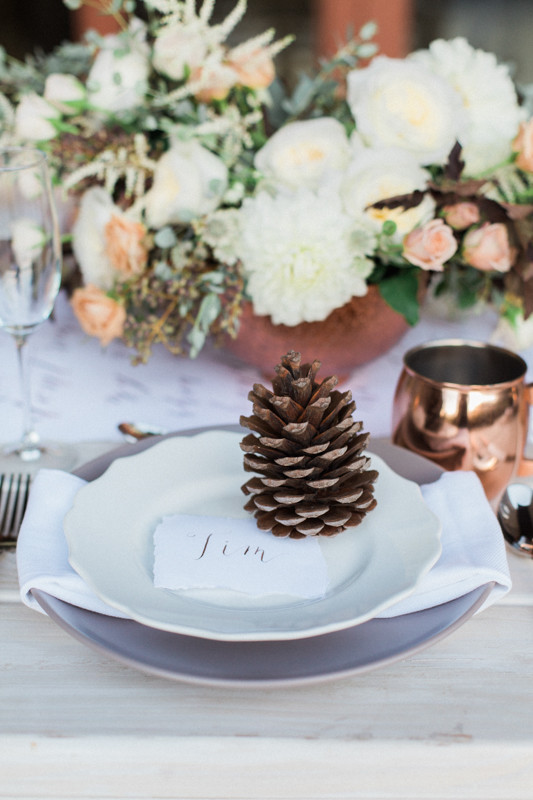 Earthy winter wedding inspiration Inspiration