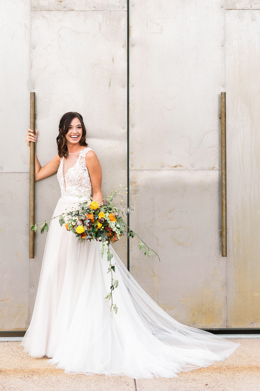 Bohemian wedding dress