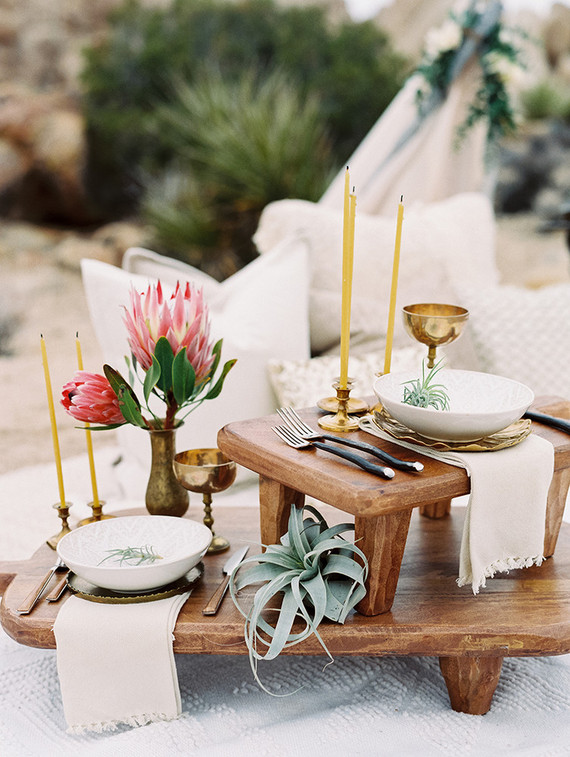 Desert boho wedding ideas