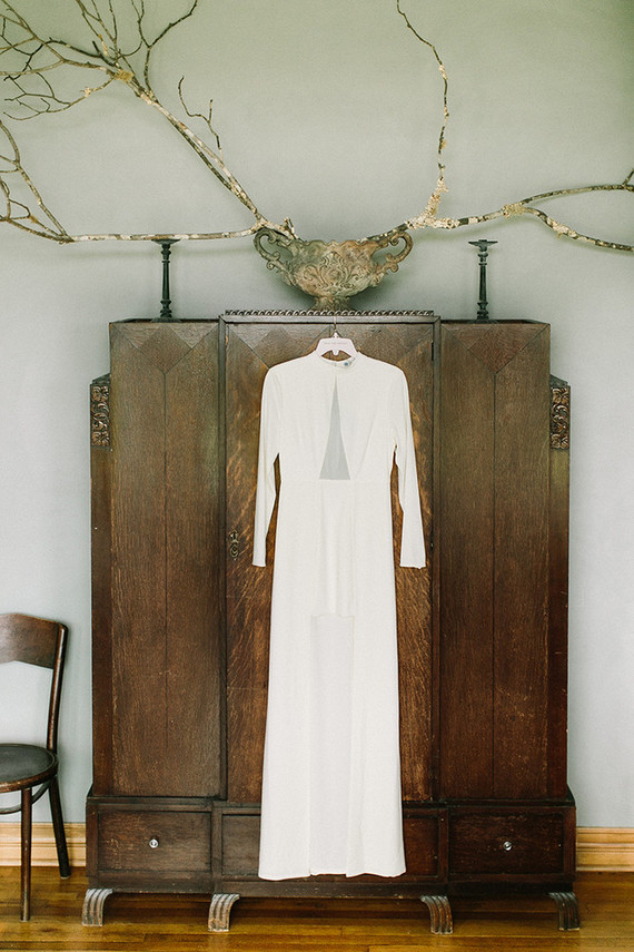 Halston Heritage wedding dress