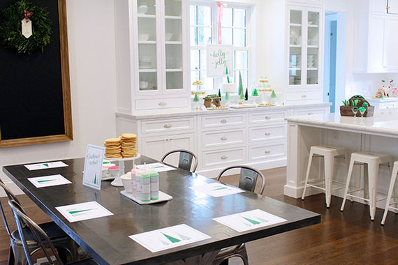 Christmas cookie decorating party