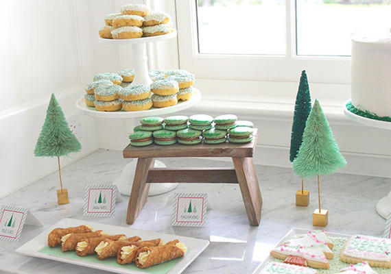 Christmas cookie decorating party