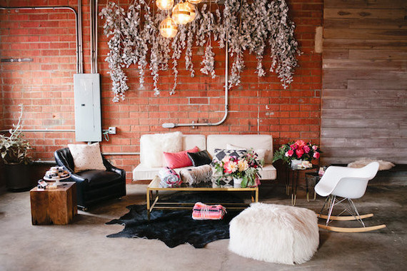 modern girls baby shower