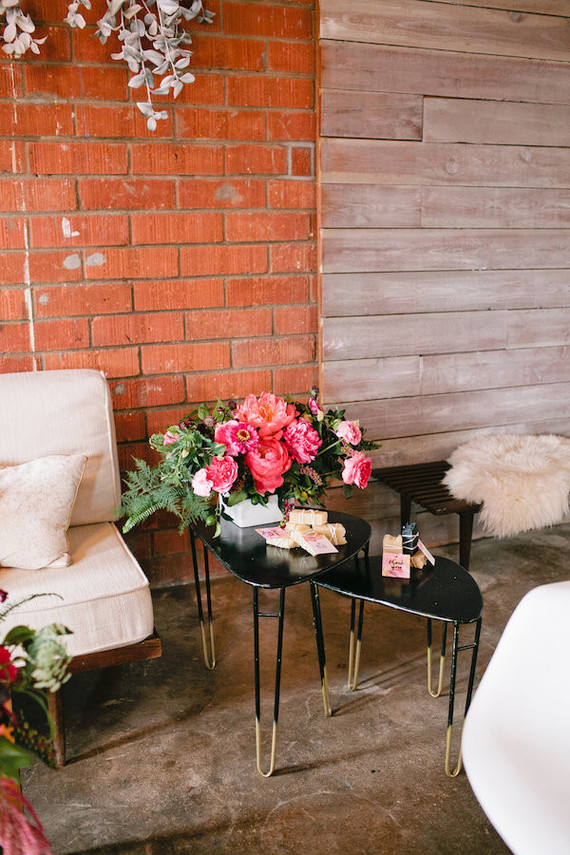 modern girls baby shower