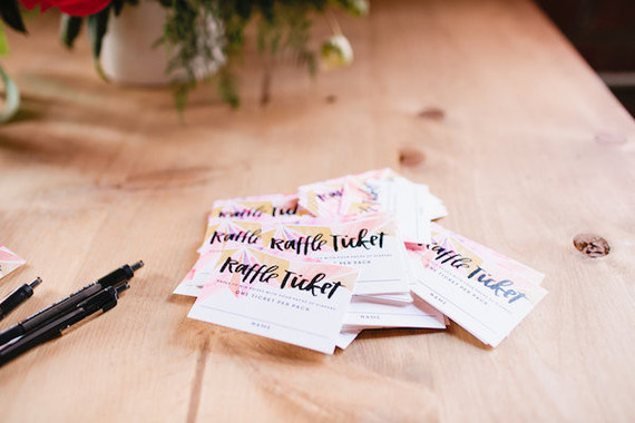 modern rustic baby shower