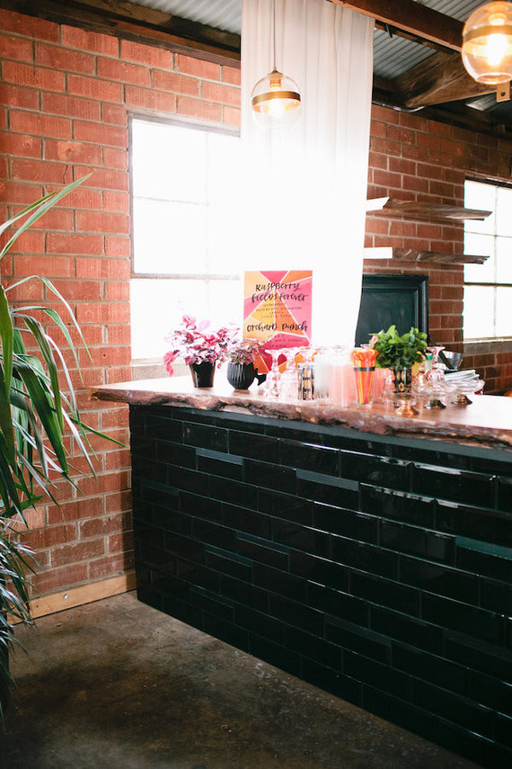 modern rustic baby shower