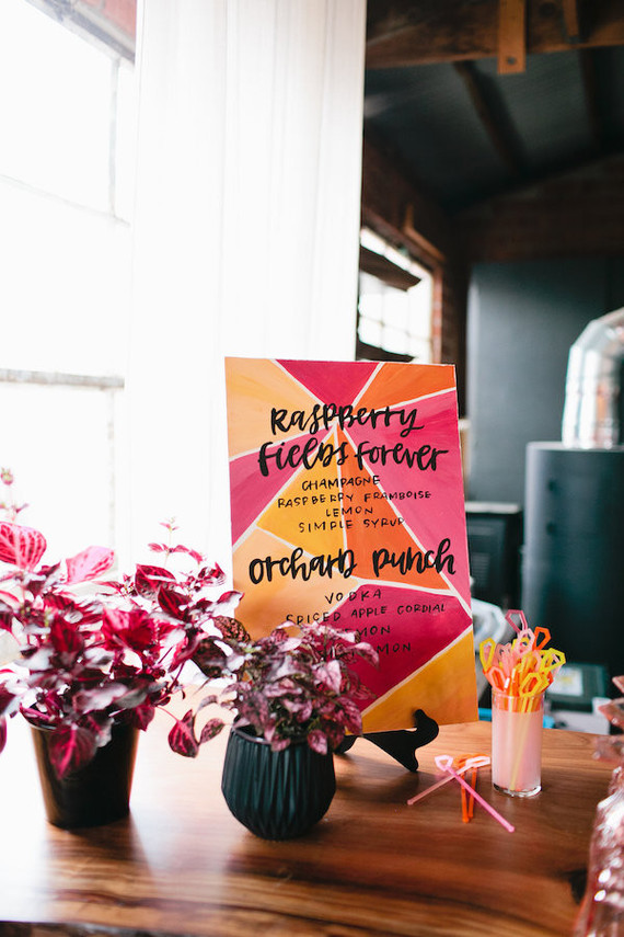 modern rustic baby shower