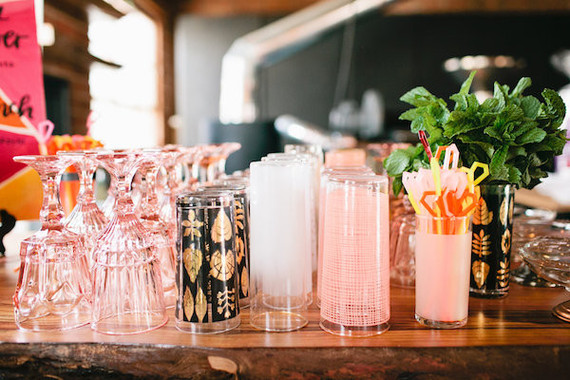 pink barware