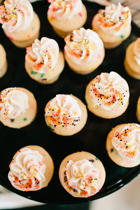 confetti cupcakes