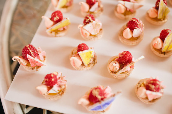 pink dessert table