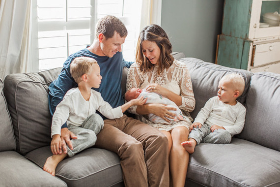 family newborn photos