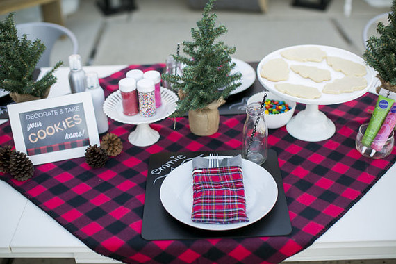 Christmas pancake dinner party for kids