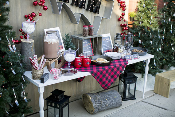 Christmas pancake dinner party for kids Inspiration