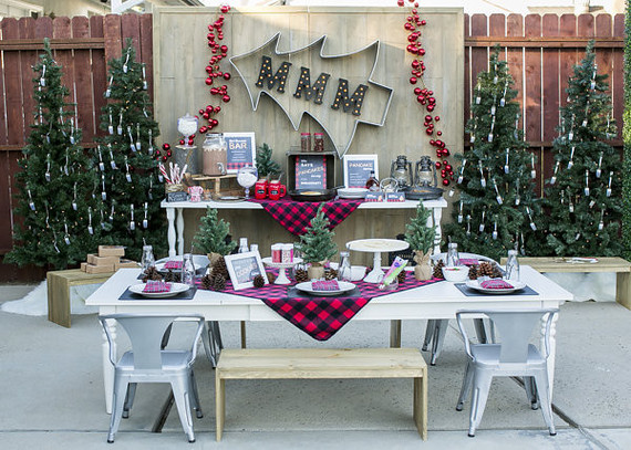 Christmas pancake dinner party for kids