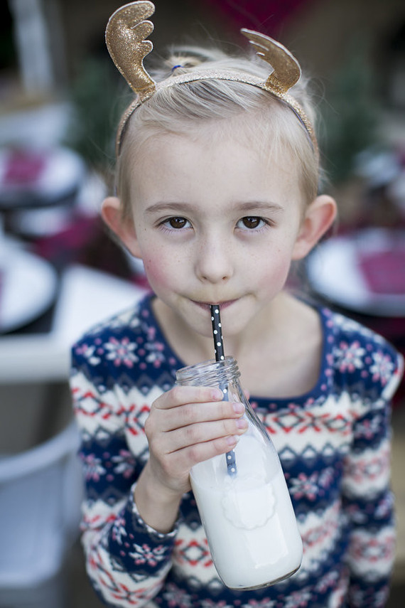 Christmas pancake dinner party for kids