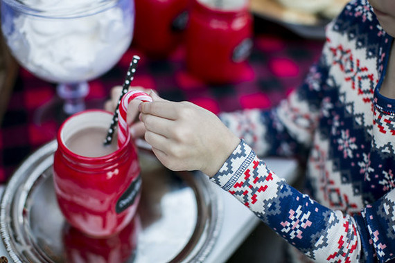 Christmas pancake dinner party for kids