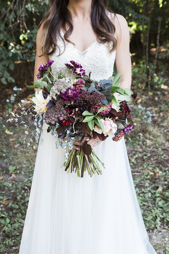 Fall bridal bouquet