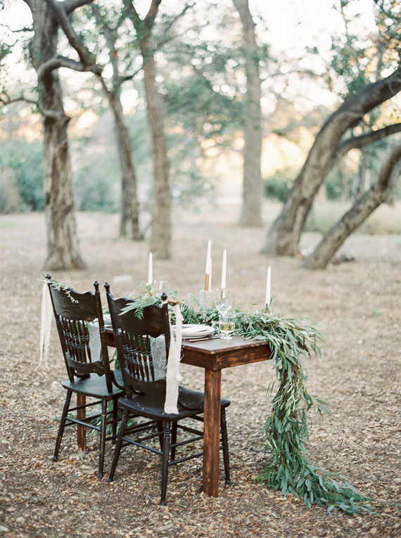 Modern forest wedding inspiration