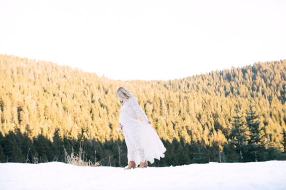 Winter maternity photos