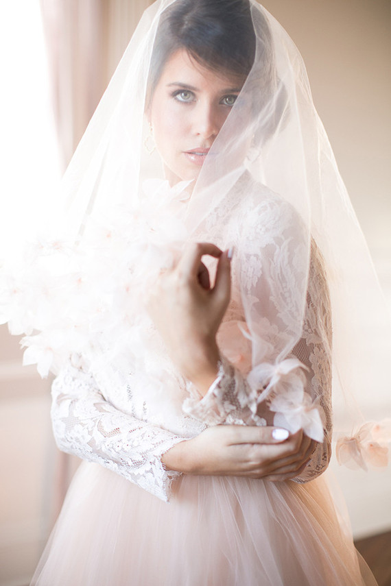 Blush veil